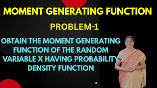 Moment Generating Function-Problem 1