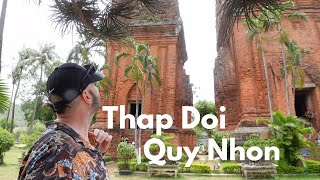 Thap Doi (Twin Towers) Quy Nhon Vietnam  🇻🇳  [Super Mega 4K]