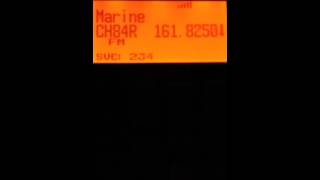 My uniden bearcat 125 xlt 500 channels marine scanner