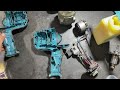 makita cordless impact wrench dtw1001 disassemble and maintenance.