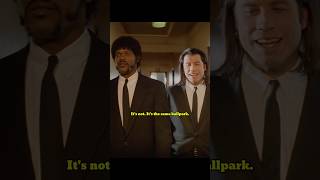 It's not. It's the same ballpark. #pulpfiction #samuelljackson #johntravolta #quentintarantino