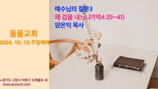 2024.10.13. 주일 설교: 예수님의 질문3 - 