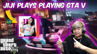 TEACHING JIJI PLAYS HOW TO PLAY GTA V!! (Nainlove kay LaminZu)