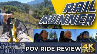 Anakeesta Rail Runner Mountain Coaster Kids POV Ride Review