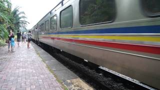 [HD] KTMB Class 24 Toshiba - Kawasaki 24116 with Express Sinaran Selatan 13DN