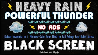 Defeat Insomnia in 3 Min・Calm Your Mind to Fall Asleep Fast Relief Stress｜Rain Sounds Help Sleep#15