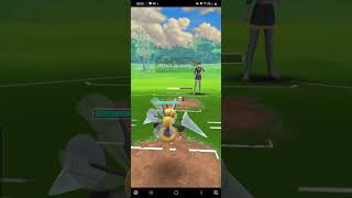 mega beedrill destroyed team go grunt in pokemon go