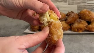 Fritule/ Ustipci Sa Jabukama/Apple Fritters Recipe Easy