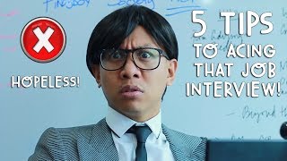 LIFE HACKS: 5 TIPS TO ACING A JOB INTERVIEW/MEETING | Vlog #210