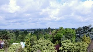 Drone footage of the University of Leicester campus and student halls