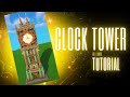 How to build a Clock Tower - Minecraft Clocktower Tutorial