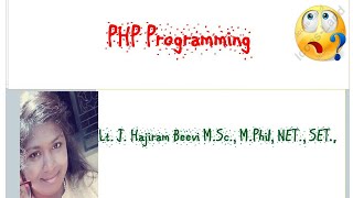PHP Programming Age Calculator