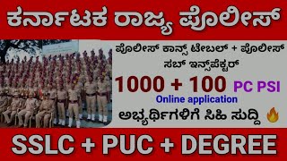 ಹೊಸ ಪೊಲೀಸ್ ಕಾನ್ಸ್ ಟೇಬಲ್ ನೇಮಕಾತಿ 2023 I New Police Constable and Sub-Inspector recruitment January 19