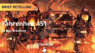 Fahrenheit 451 by Ray Bradbury audiobook short story in English subtitles paraphrase brief retelling