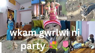 wkam gwrlwi ni puja hwby ❤️☺️// ma ma sgkw jakw ??? sonali boro vlogs