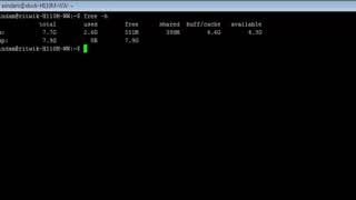 Linux - free Command - w3resource