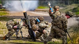 U.S. Army • U.S. Marine Corps • American Soldiers Execute High-Speed Mortar Fire Missions