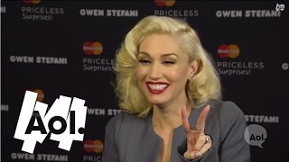 Gwen Stefani Says She's In Competition With Herself | AOL Exclusive