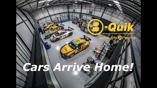 B-Quik Absolute Racing's Cars Return To Thailand \u0026 Unload At New Raceshop