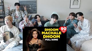 BTS REACTION TO Dhoom Machale Dhoom SONG - DHOOM-3 - Katrina Kaif @kawailife