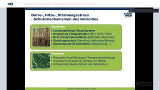 praxisdialog.agrar 2021: #12 | Weizenanbau im Klimawandel – Anbaustrategie für sichere Erträge