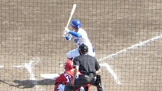 根尾昂２点タイムリーヒット【2022年4月22日 中日ドラゴンズ対広島カープ プロ野球 2軍ファーム戦 ウエスタンリーグ ナゴヤ球場】