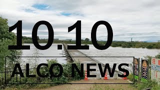 2020年10月10日、台風14号の影響は。流れ橋／塔の島／天ヶ瀬ダム【ALCOニュース／京都府八幡市・久御山町・宇治市】