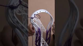 Tutorial: How to string the topstring of a lacrosse head with The String Shark