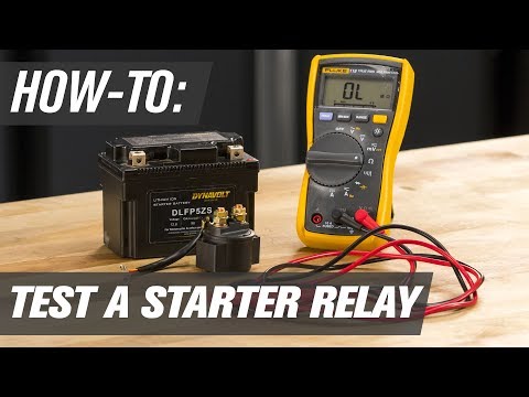 How To Test A Motorcycle, ATV & UTV Starter Relay How To Test A Motorcycle, ATV & UTV Starter Relay