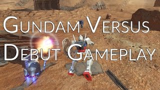 Gundam Versus (PS4) Debut Gameplay - First 2 Matches