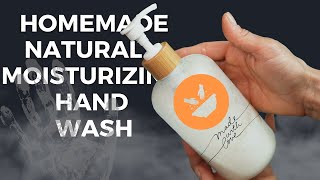 Homemade natural super moisturizing hand wash 🥥🧼. #skincare  #naturalbeauty  #DIY  #curcumaddict