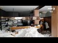 austrian army helps after an avalanche damages a hotel