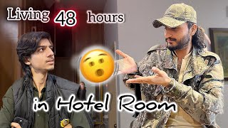 Living 48 hours in Hotel Room 🫨|Ali Baloch official 💙🫳