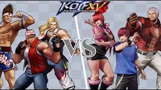 【KOF15】THE KING OF FIGHTERS Game play 3 vs 3 ザ・キング・オブ・ファイターズ 15   2022 11 12  AA match