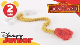The Lion Guard | Kion's Tail Tutorial 🦁 | Disney Kids