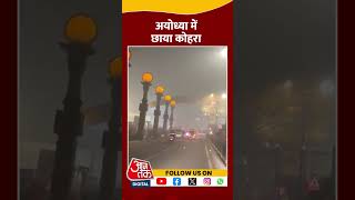 Ayodhya Weather: अयोध्या में शीतलहर के साथ छाया घना कोहरा | #shorts #shortvideo