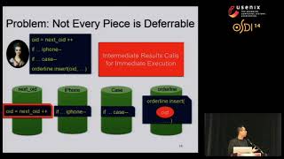 OSDI '14 - Extracting More Concurrency from Distributed Transactions