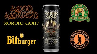 Beer Review: Amon Amarth Nordic Gold 🇩🇪 German Beer + Metal Gods 🤘@AmonAmarthOfficial @Bitburger