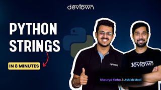 5. Python Strings | In 8 Minutes