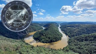 Saarschleife Saarland 2 Euro Coin Travel Vlog