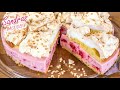 Himbeertorte mit Baiser | Himbeer-Sahne-Torte | Sommertorte mit leichter Joghurtcreme