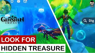 Look for Hidden Ttreasures Nearby using the Blubberbeast's Sound Waves | Genshin Impact