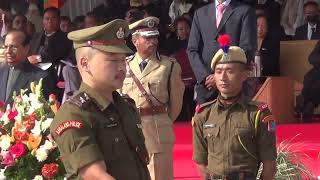 Presentation of awards at the 74th Republic Day in Kohima