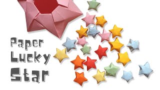 Easy Origami Star Tutorial- Easy origami for beginners- paper craft for kids- DIY Valentine's Craft