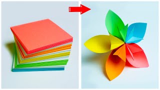 How to make a paper flower. Origami kusudama. Paper kusudama flower