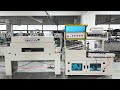 Automatic heat shrink film sealing and cutting machine L type shrink film packing machine