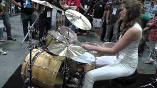 Kayleigh Moyer - Sleishman Drums - Summer NAMM 2014