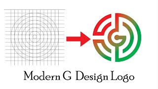 Modern G Design In illustrator Tutorial