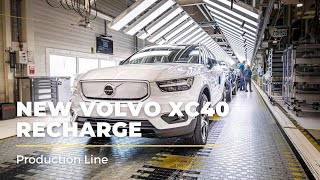 New Volvo XC40 Recharge Production Line | Volvo Factory | How Car is Made
