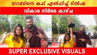 Dilsha Met Dr. Robin ❤️ | റോബിനെ കപ്പ് ഏൽപ്പിച്ച് ദിൽഷ | വികാര നിർഭര കാഴ്ച | *Biggboss